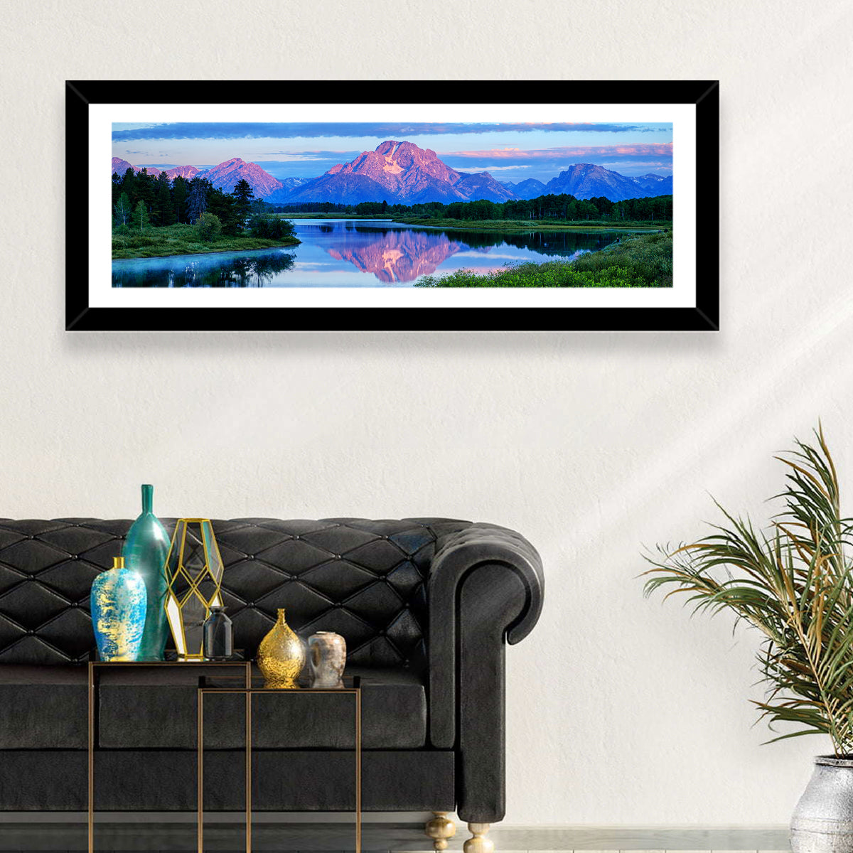 Oxbow Bend Dawn Reflection Wall Art