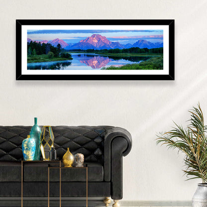 Oxbow Bend Dawn Reflection Wall Art