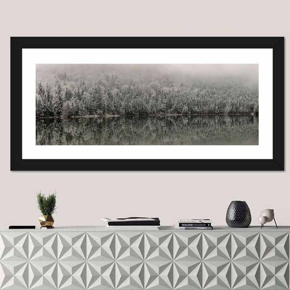 Saint Anna Lake Winter Fog Wall Art