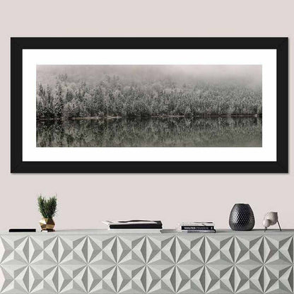 Saint Anna Lake Winter Fog Wall Art