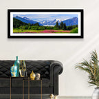 Juneau Meadow with Mendenhall Glacier Wall Art