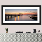 Lake Jackson Pier Sunset Wall Art