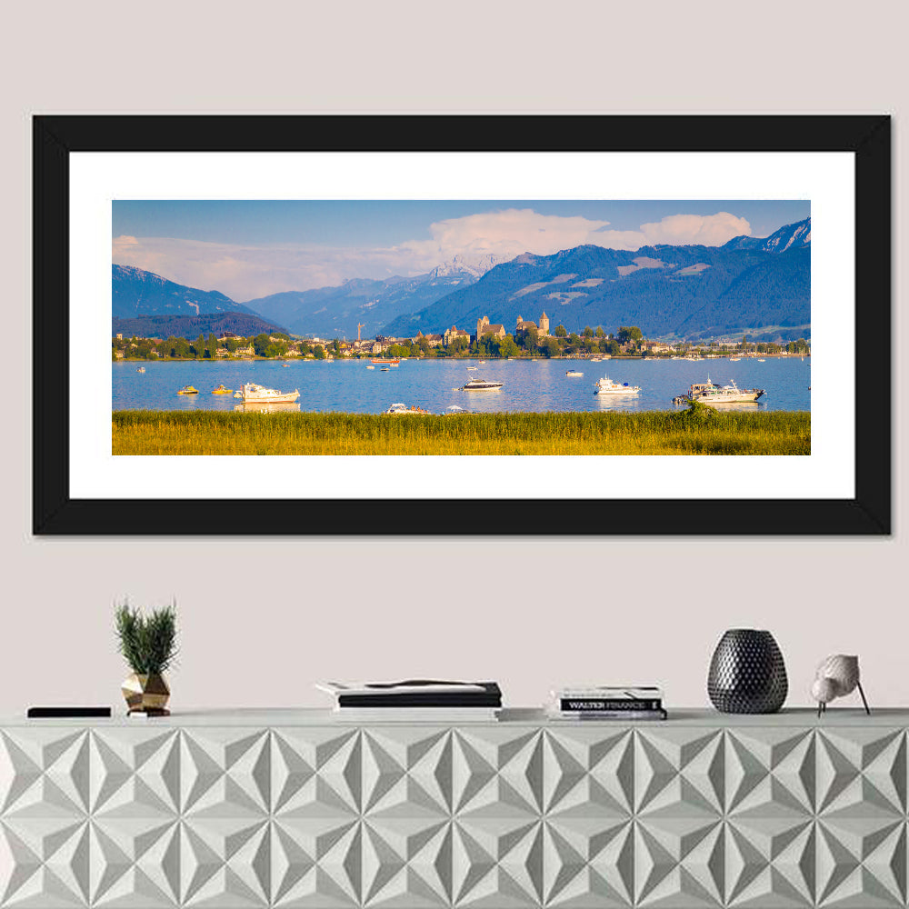 Rapperswil Castle Over Lake Zurich Wall Art
