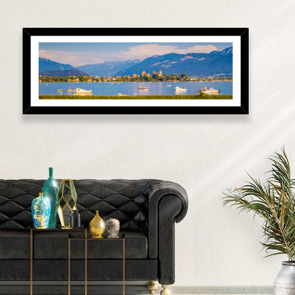 Rapperswil Castle Over Lake Zurich Wall Art
