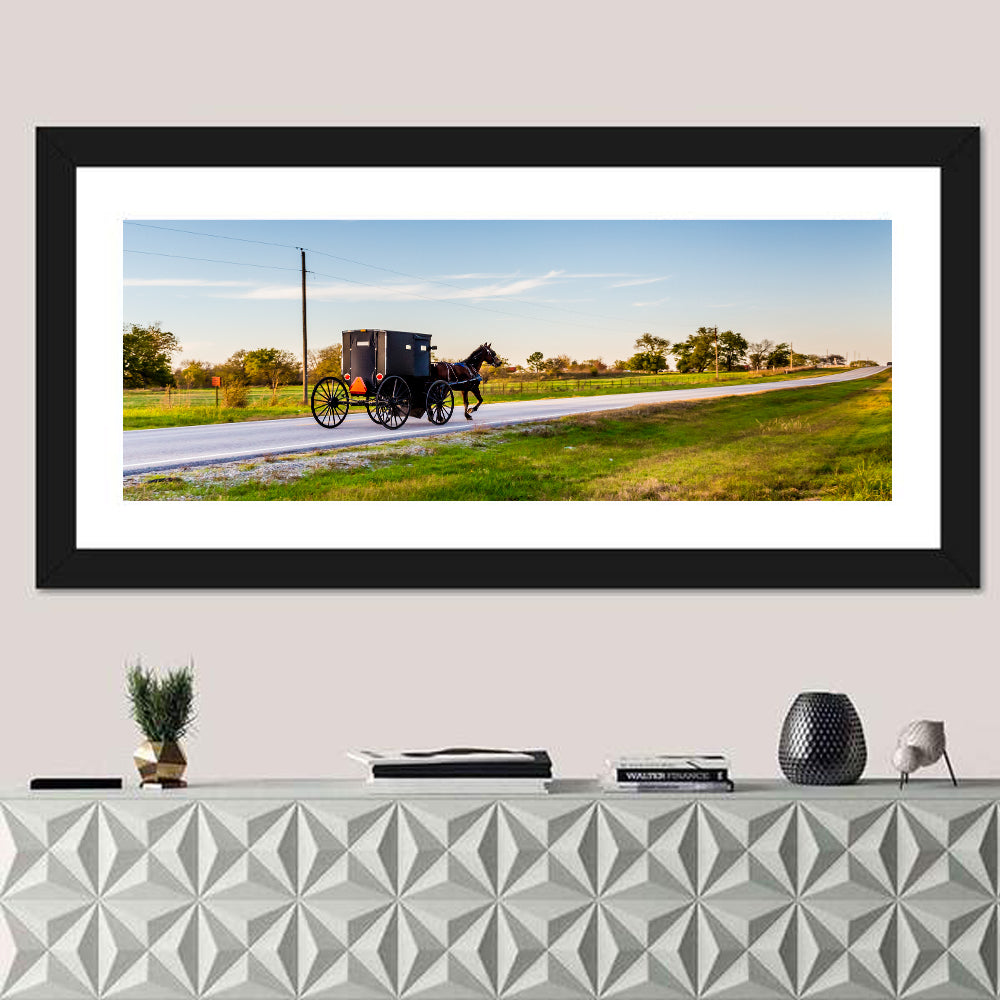Amish Horse and Buggy, Oklahoma Wall Art