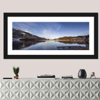 Fuschlsee Dock at Golden Hour Wall Art