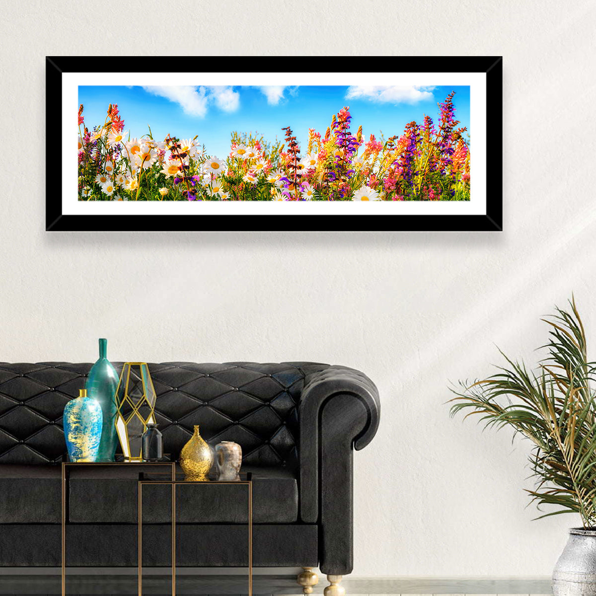 Spring Meadow Wildflowers Wall Art