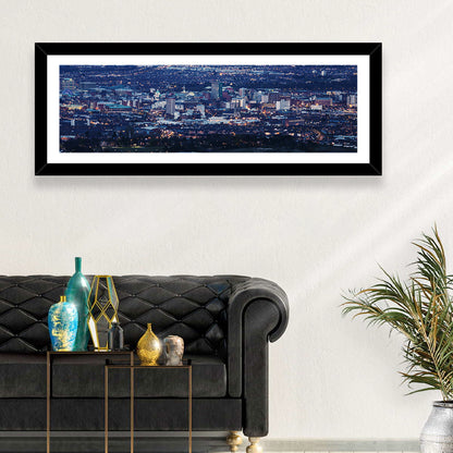 Belfast Blue Hour Skyline Wall Art