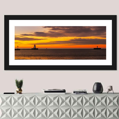 Lake Erie Twin Beacons Wall Art