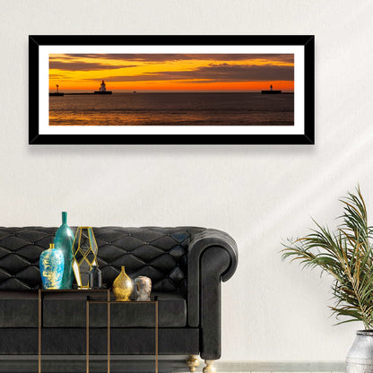 Lake Erie Twin Beacons Wall Art