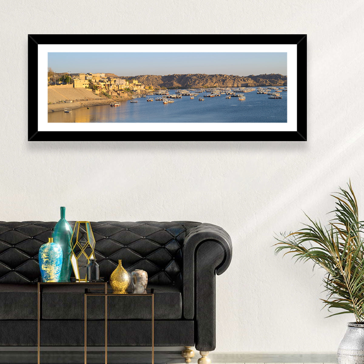 Lake Nasser Harbor View Wall Art