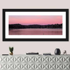 Lake Arrowhead Sunset Reflection Wall Art