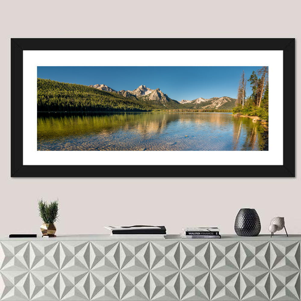 Morning Light at Stanley Lake Wall Art
