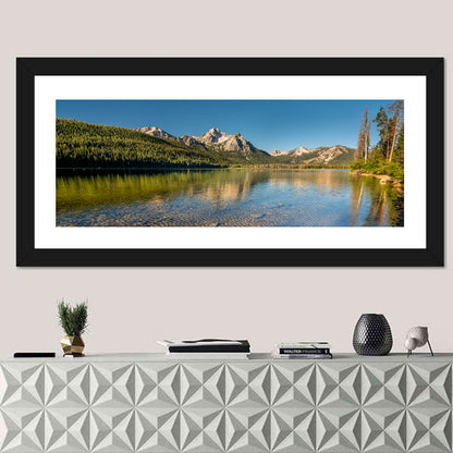 Morning Light at Stanley Lake Wall Art