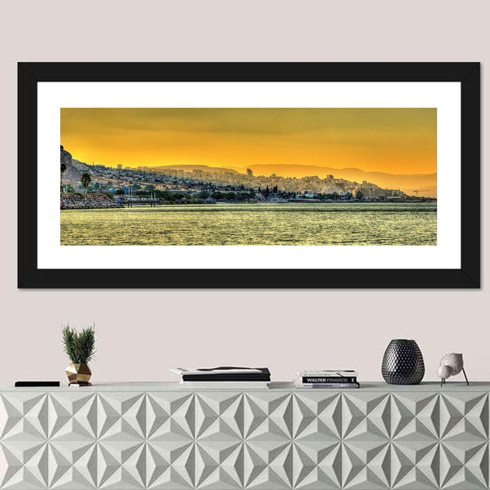 Tiberias from the Sea of Galilee Wall Art