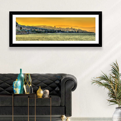Tiberias from the Sea of Galilee Wall Art
