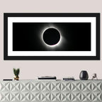 Centered Solar Eclipse Wall Art