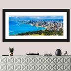 Honolulu Skyline Wall Art