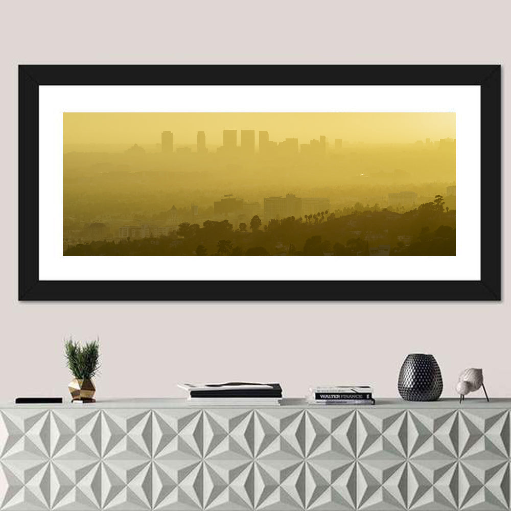 Westwood Los Angeles in Golden Haze Wall Art