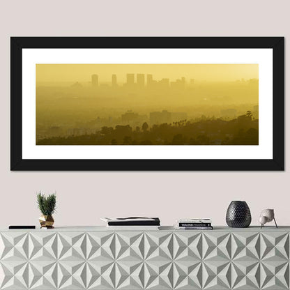 Westwood Los Angeles in Golden Haze Wall Art