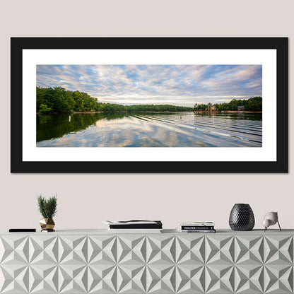 Cloudy Lake Norman Landscape Wall Art
