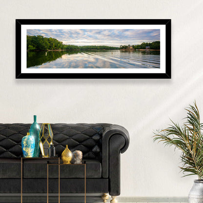 Cloudy Lake Norman Landscape Wall Art