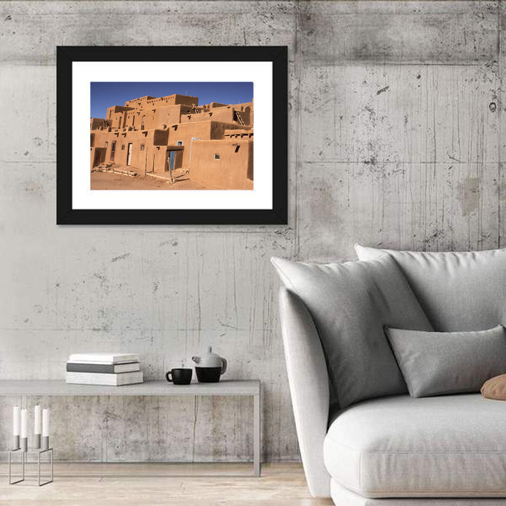 Taos Pueblo North House Wall Art