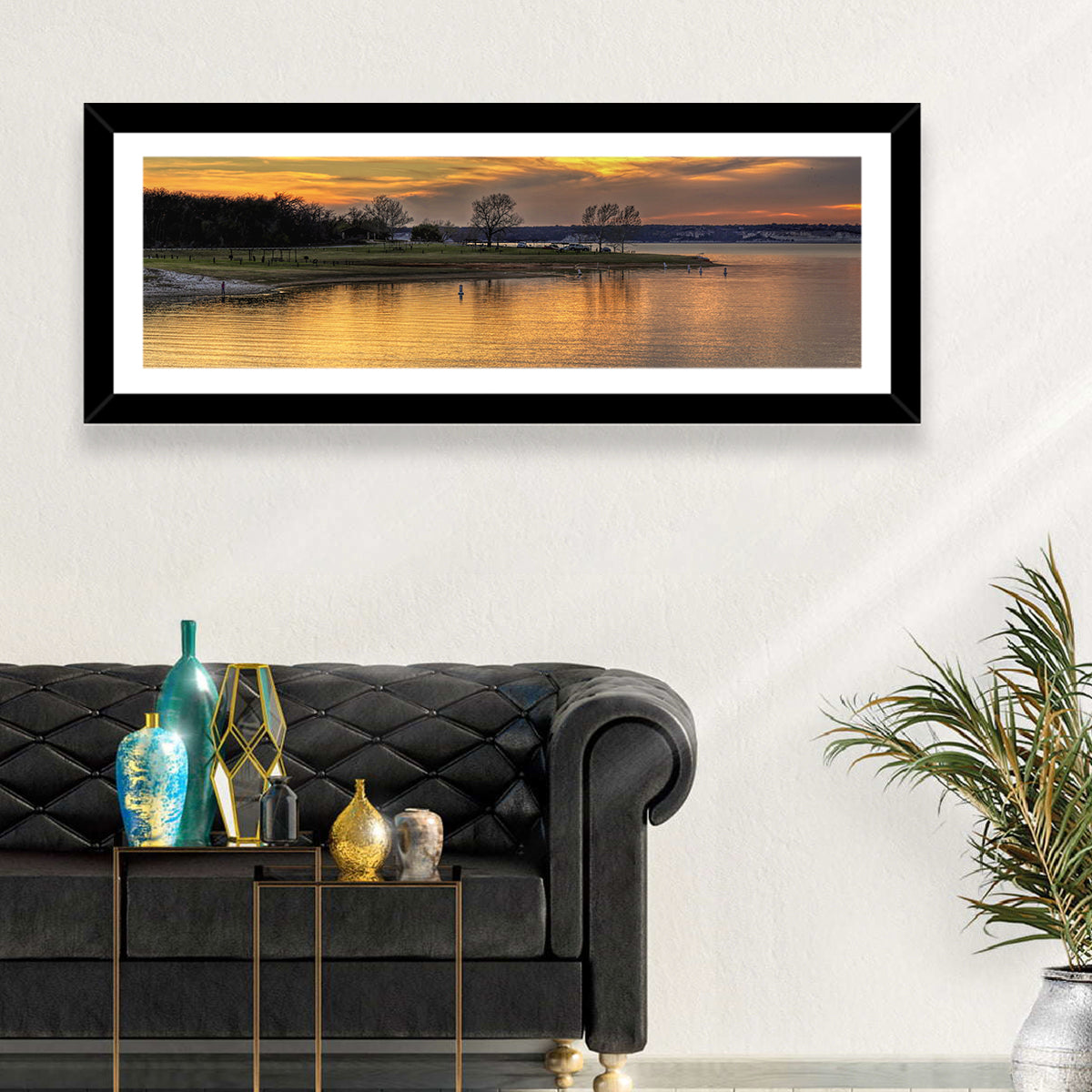 Lake Whitney Sunset Wall Art