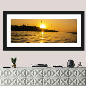 Bhopal Lake Sunset Wall Art