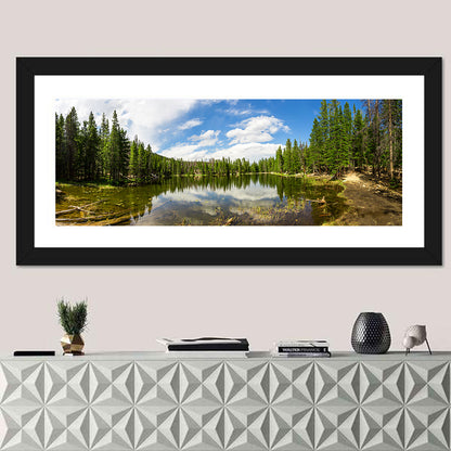 Estes Park Pine Lake Reflection Wall Art