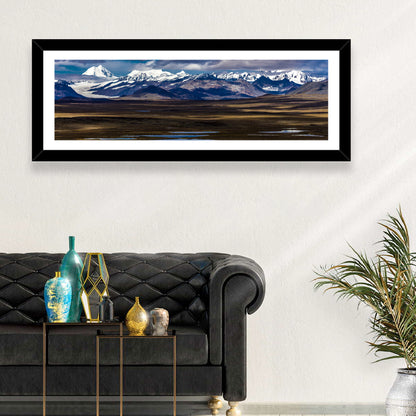 Mount Hess and Mount Debora with Wetlands Wall Art