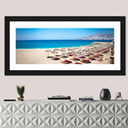 Mango Beach Umbrellas Wall Art