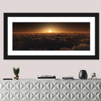 Sunset Over Cloud Sea Wall Art