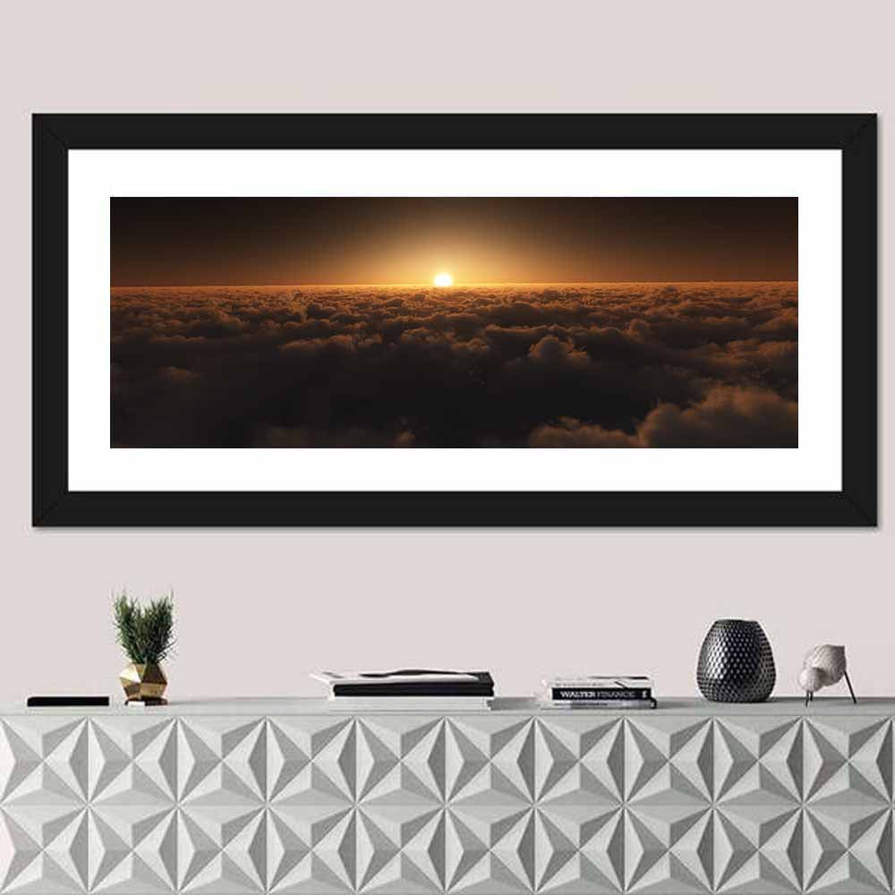 Sunset Over Cloud Sea Wall Art