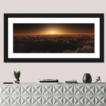 Sunset Over Cloud Sea Wall Art