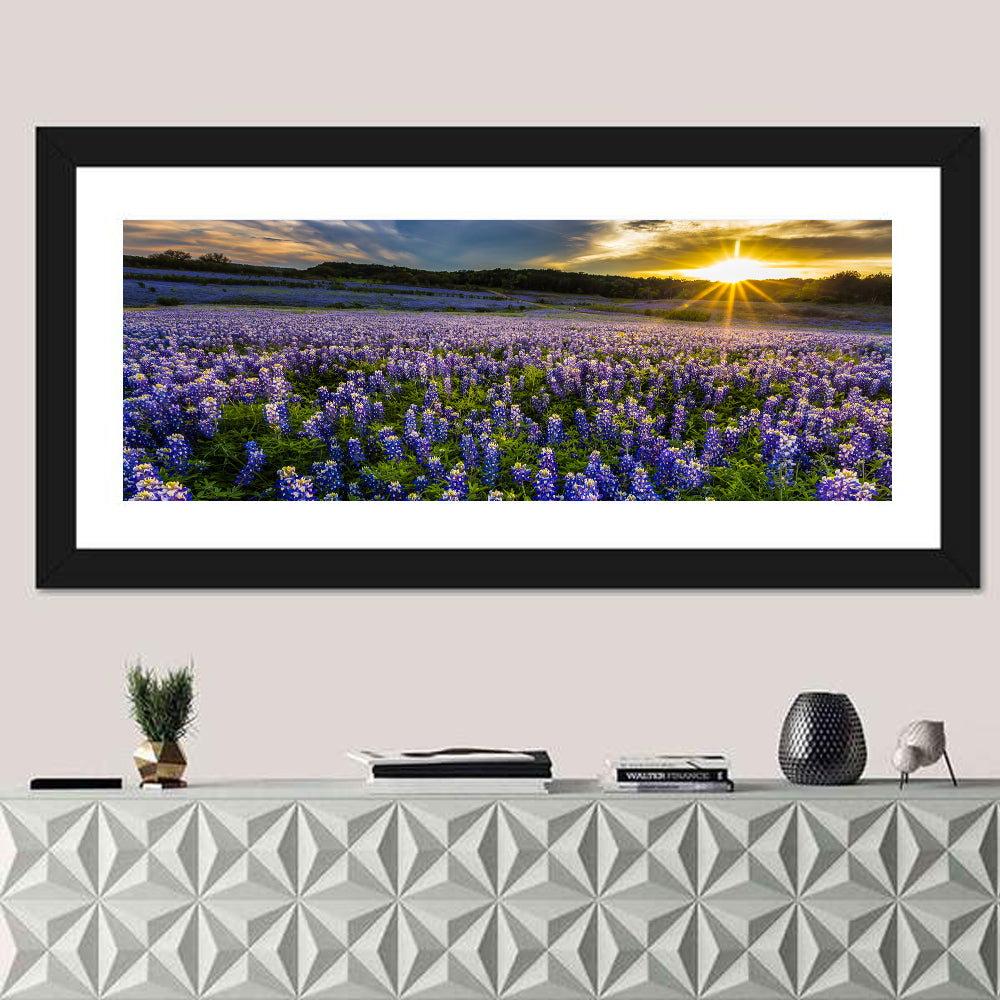 Bluebonnet Field Texas Wall Art