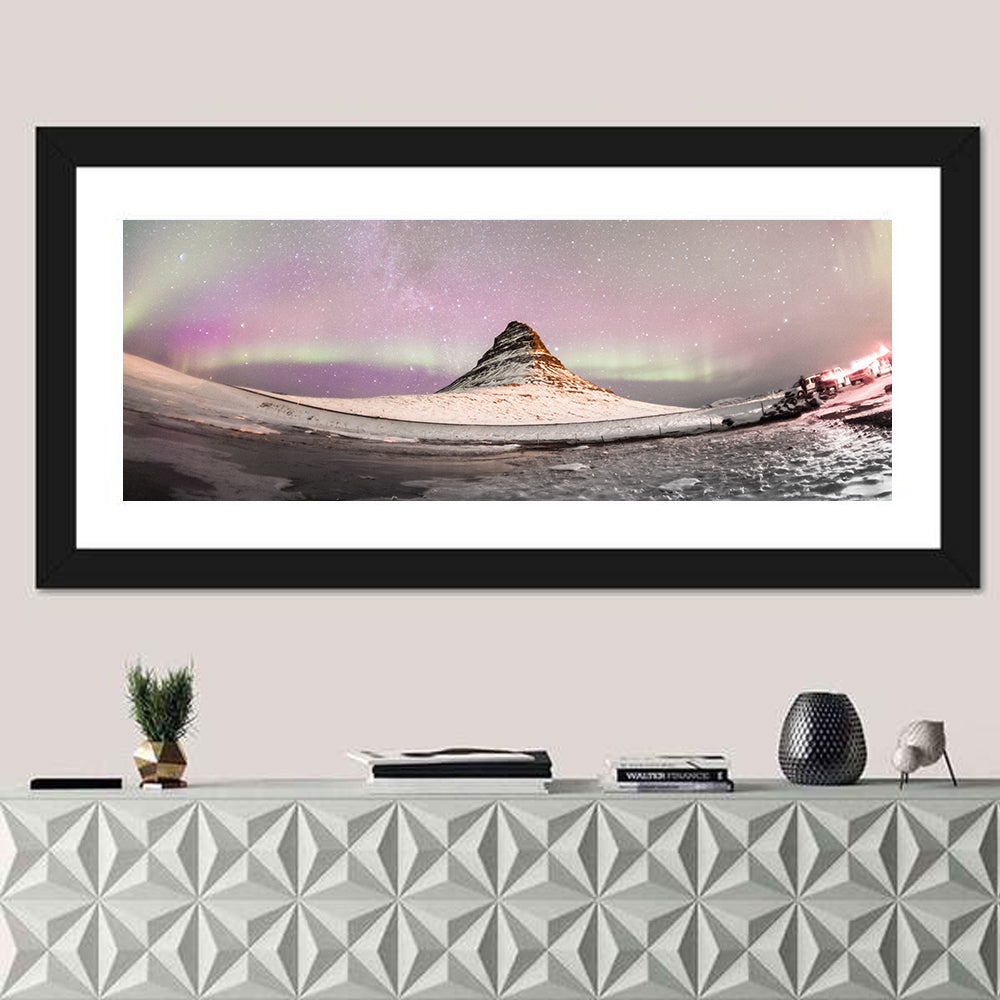 Aurora Over Kirkjufell Wall Art