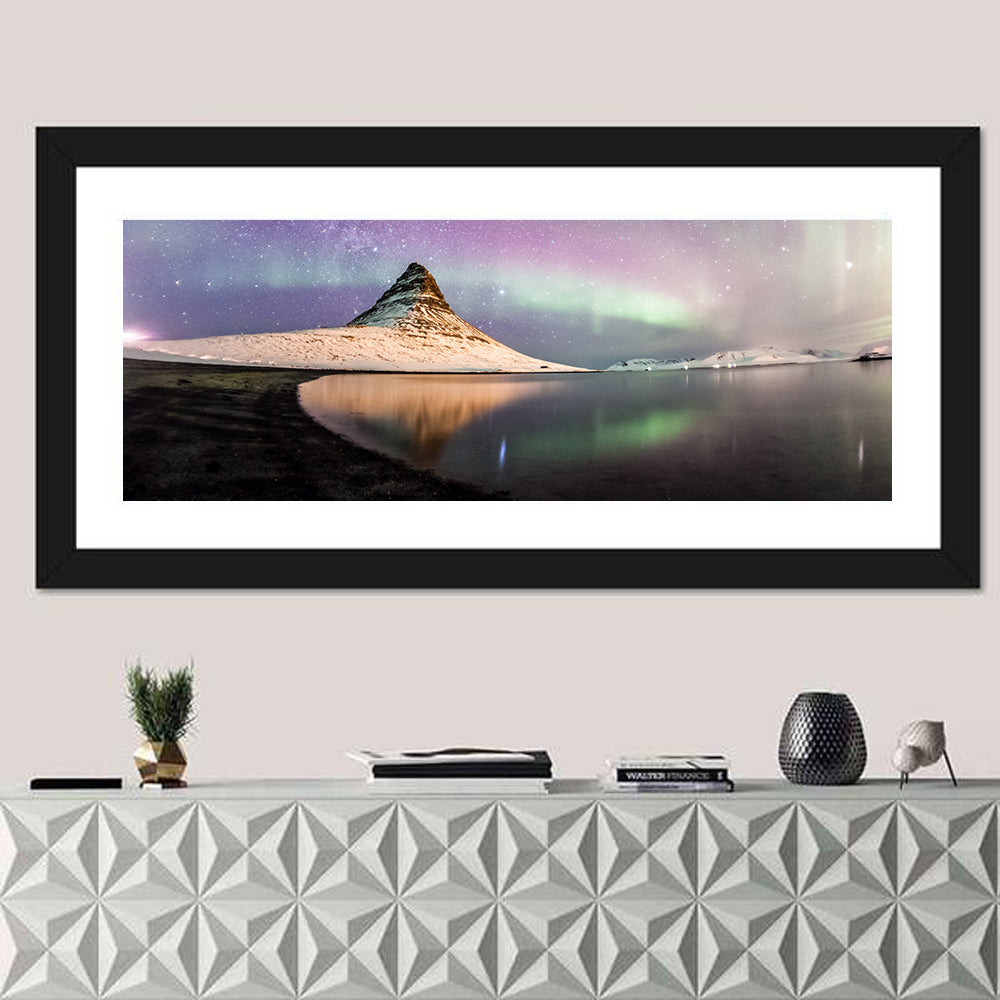 Kirkjufell Under the Milky Way Wall Art