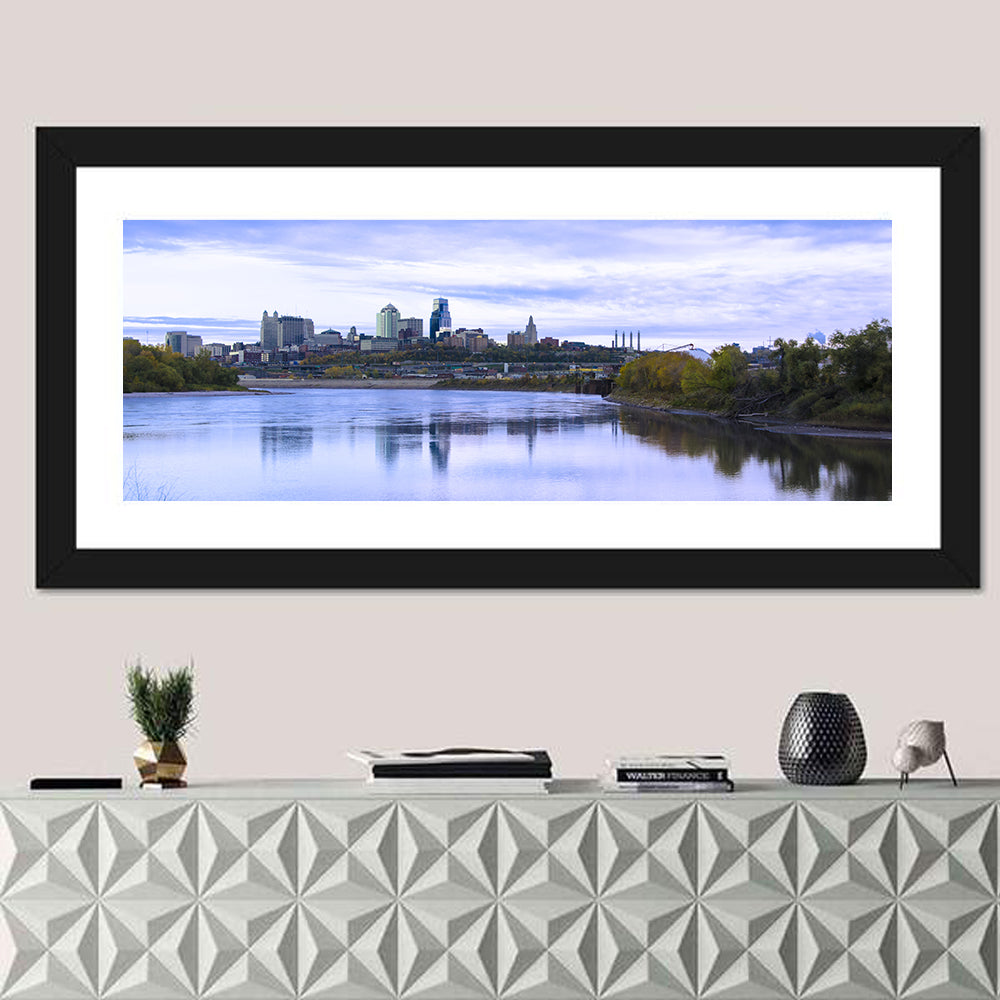 Kansas City Skyline at Dusk Wall Art