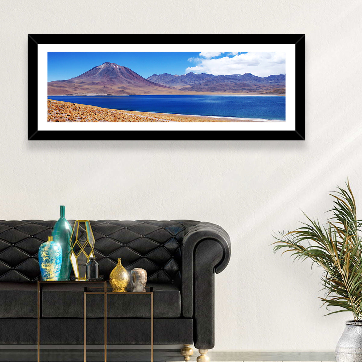 Miscanti Lagoon and Miñiques Volcano Wall Art