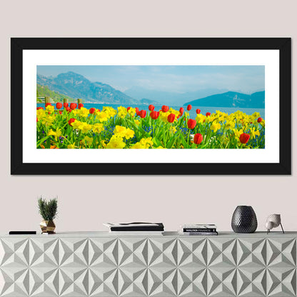 Lake Lucerne Daffodils Wall Art
