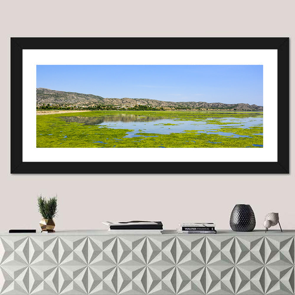 Uchali Lake Algae Reflection Wall Art