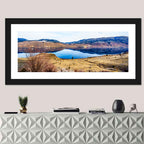 Kamloops Lake Winter Reflection Wall Art