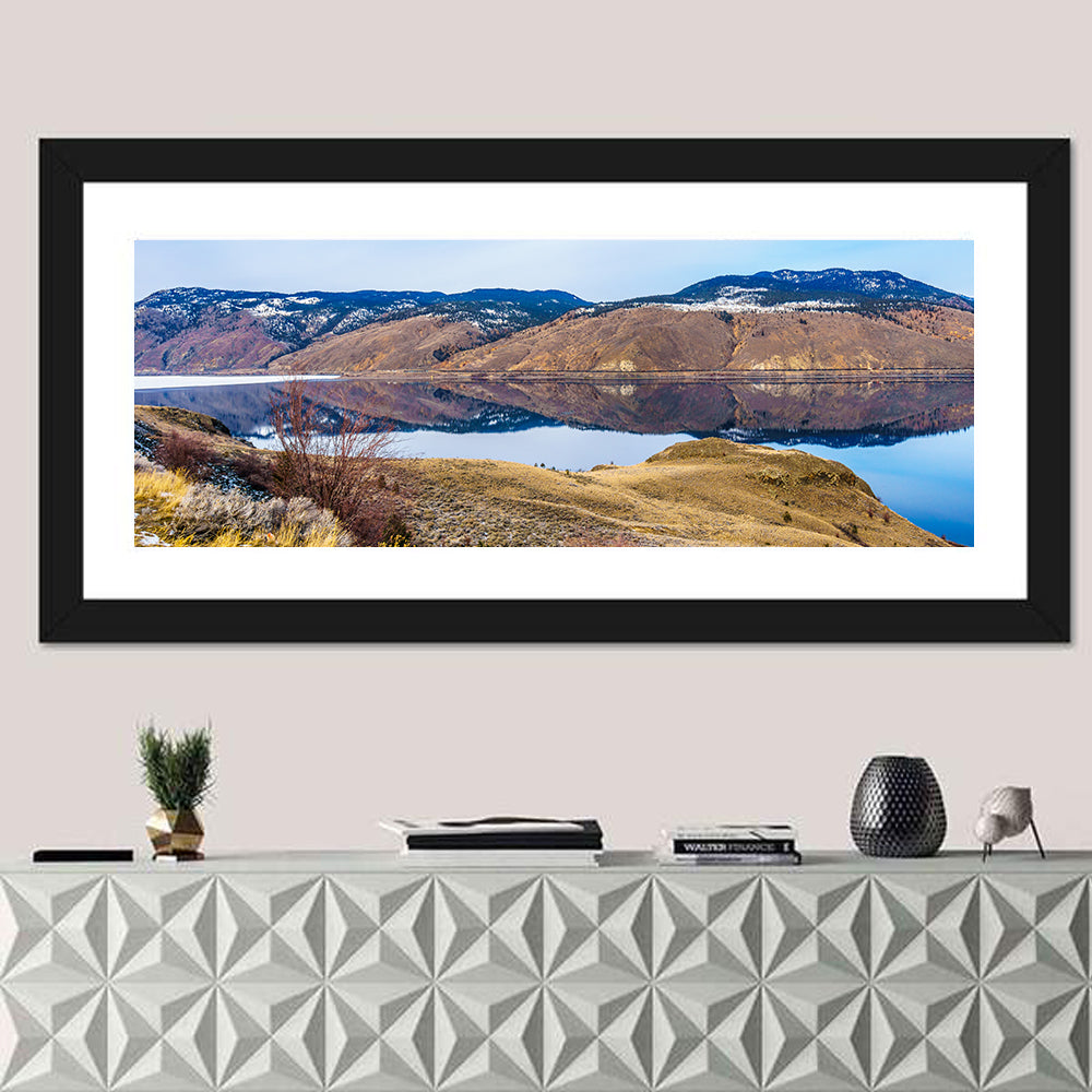 Kamloops Lake Mountain Reflection Wall Art
