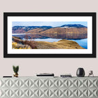 Kamloops Lake Mountain Reflection Wall Art