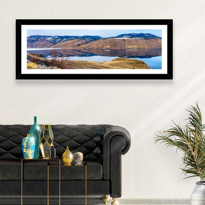Kamloops Lake Mountain Reflection Wall Art