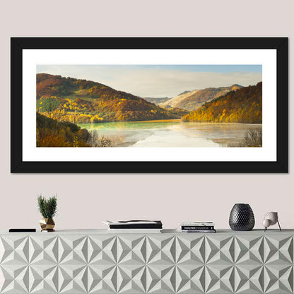 Bright Green Tailings Lake Wall Art