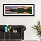 Ohio River Paden City at Dusk Wall Art