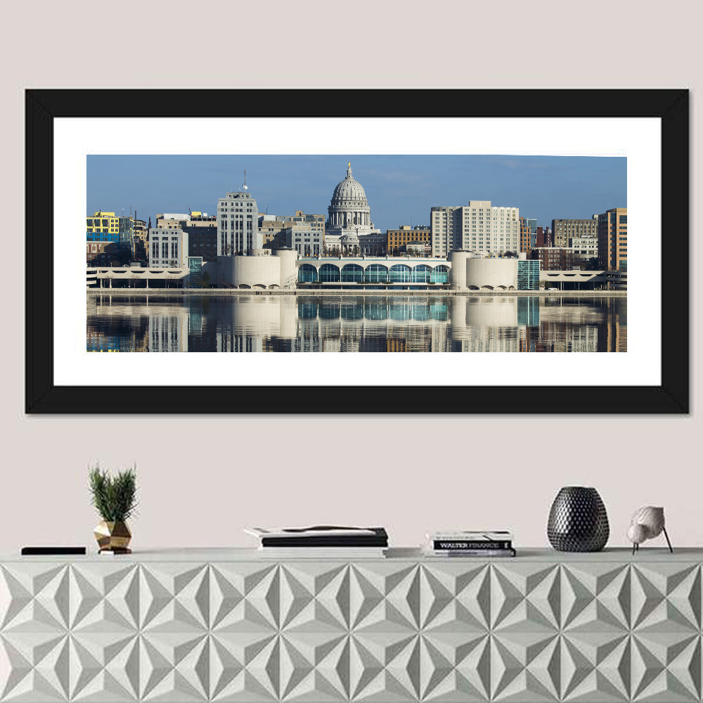 Madison Lake Monona Skyline Wall Art
