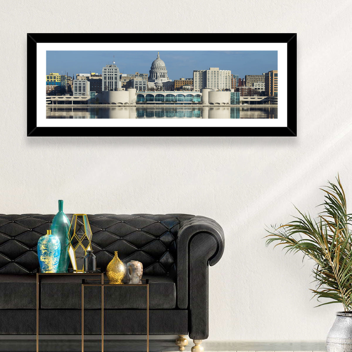 Madison Lake Monona Skyline Wall Art